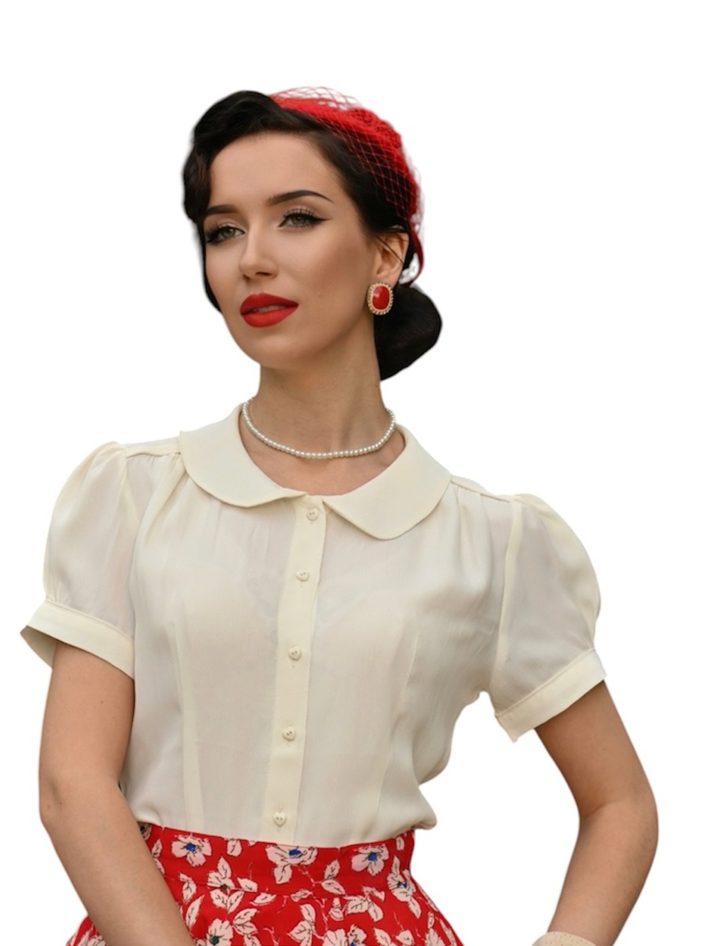 Jive Blouse in Cream